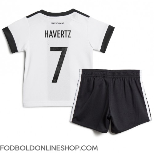 Tyskland Kai Havertz #7 Hjemme Trøje Børn VM 2022 Kortærmet (+ Korte bukser)